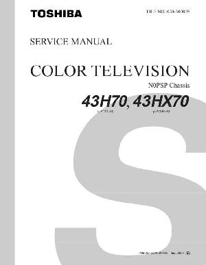 Service manual Toshiba 43HX70 ― Manual-Shop.ru