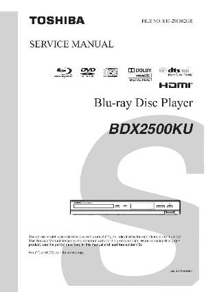 Сервисная инструкция Toshiba BDX-2500KU ― Manual-Shop.ru