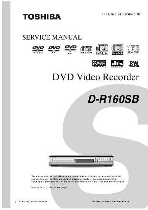 Сервисная инструкция Toshiba D-R160SB ― Manual-Shop.ru