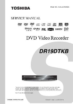 Service manual Toshiba D-R19DTKB ― Manual-Shop.ru