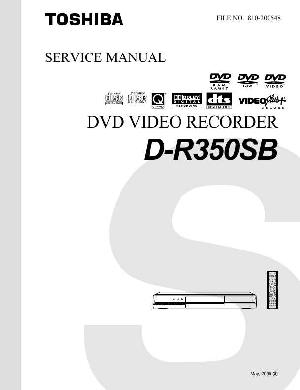 Сервисная инструкция Toshiba D-R350SB ― Manual-Shop.ru