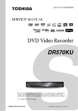 Сервисная инструкция Toshiba D-R570KU ― Manual-Shop.ru