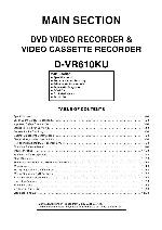 Service manual Toshiba D-VR18DTKB