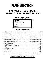 Service manual Toshiba D-VR660KU