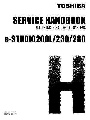 Сервисная инструкция Toshiba E-studio 200L, 230, 280 Service Handbook ― Manual-Shop.ru