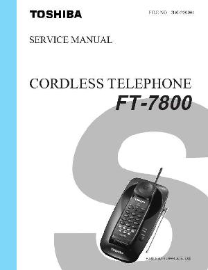 Service manual Toshiba FT-7800 ― Manual-Shop.ru