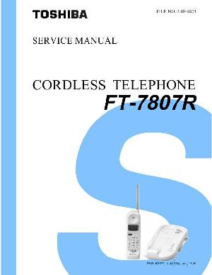 Service manual Toshiba FT-7807R ― Manual-Shop.ru