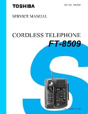 Сервисная инструкция Toshiba FT-8509 ― Manual-Shop.ru