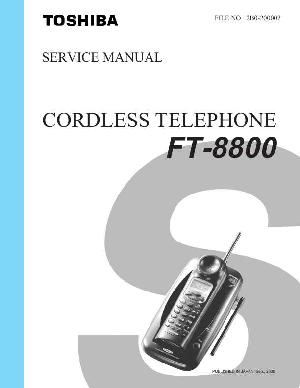 Сервисная инструкция Toshiba FT-8800 ― Manual-Shop.ru