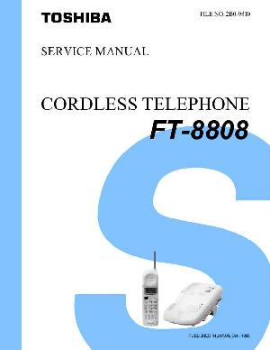Service manual Toshiba FT-8808 ― Manual-Shop.ru