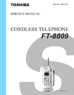 Сервисная инструкция Toshiba FT-8809 ― Manual-Shop.ru