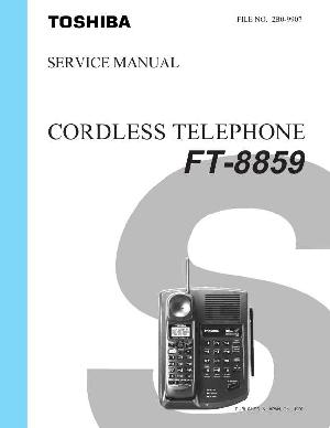 Сервисная инструкция Toshiba FT-8859 ― Manual-Shop.ru