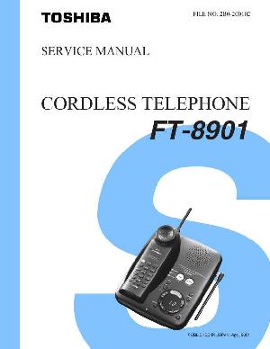 Сервисная инструкция Toshiba FT-8901 ― Manual-Shop.ru
