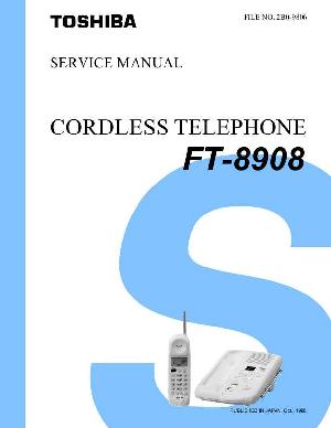 Сервисная инструкция Toshiba FT-8908 ― Manual-Shop.ru