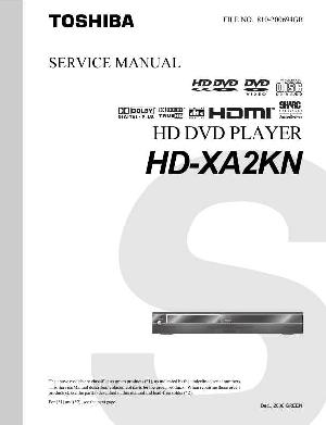 Сервисная инструкция Toshiba HD-XA2 ― Manual-Shop.ru