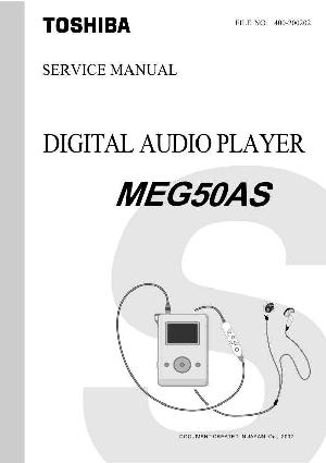 Сервисная инструкция Toshiba MEG50AS ― Manual-Shop.ru