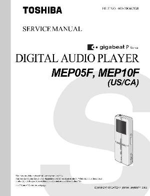 Сервисная инструкция Toshiba MEP-05F, MEP-10F ― Manual-Shop.ru