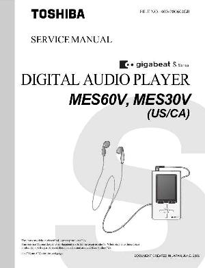 Service manual Toshiba MES-30V, MES-60V ― Manual-Shop.ru
