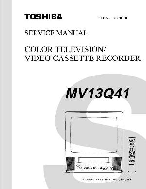 Сервисная инструкция Toshiba MV13Q41 ― Manual-Shop.ru