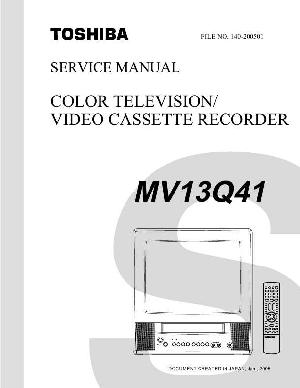Сервисная инструкция Toshiba MV13Q41 ― Manual-Shop.ru
