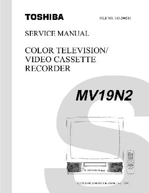 Сервисная инструкция Toshiba MV19N2 ― Manual-Shop.ru