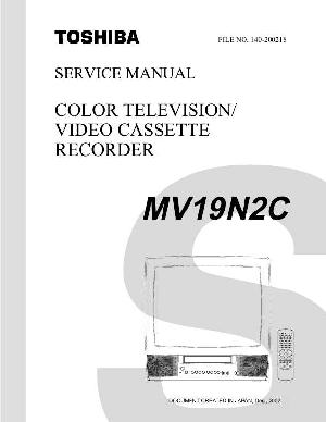 Сервисная инструкция Toshiba MV19N2C ― Manual-Shop.ru