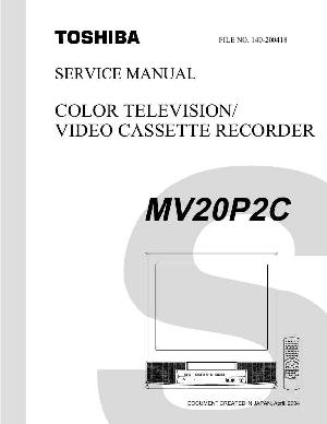 Сервисная инструкция Toshiba MV20P2C ― Manual-Shop.ru