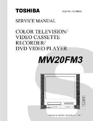 Сервисная инструкция Toshiba MW20FM3 ― Manual-Shop.ru