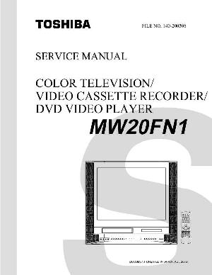 Сервисная инструкция Toshiba MW20FN1 ― Manual-Shop.ru
