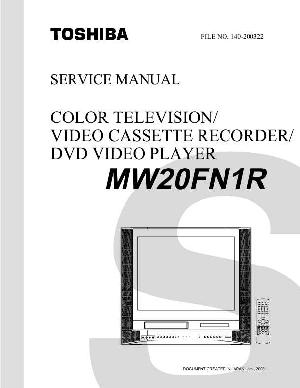 Сервисная инструкция Toshiba MW20FN1R ― Manual-Shop.ru