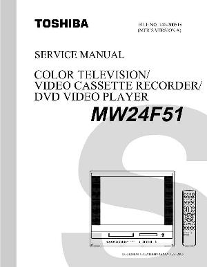 Сервисная инструкция Toshiba MW24F51 ― Manual-Shop.ru