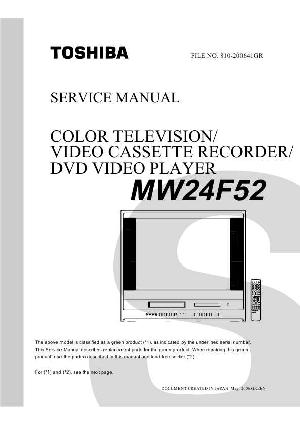 Сервисная инструкция Toshiba MW24F52 ― Manual-Shop.ru