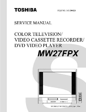 Сервисная инструкция Toshiba MW27FPX ― Manual-Shop.ru