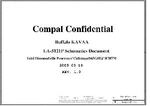 Схема Toshiba NB200 NB205 COMPAL LA-5121 ― Manual-Shop.ru