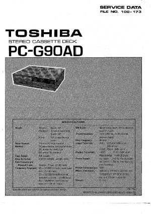 Сервисная инструкция Toshiba PC-G90AD ― Manual-Shop.ru