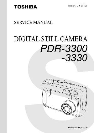Сервисная инструкция Toshiba PDR-3300, PDR-3330 ― Manual-Shop.ru