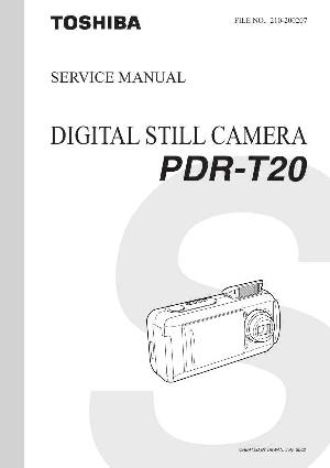 Сервисная инструкция Toshiba PDR-T20 ― Manual-Shop.ru