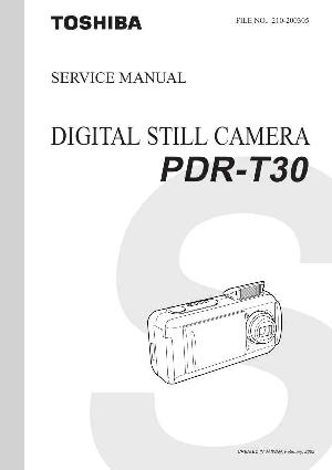 Сервисная инструкция Toshiba PDR-T30 ― Manual-Shop.ru