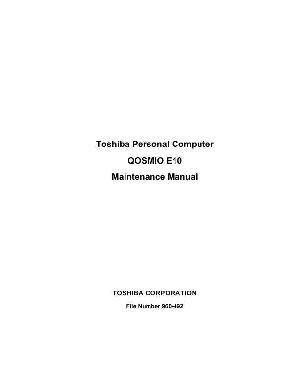 Сервисная инструкция Toshiba Qosmio E10 ― Manual-Shop.ru