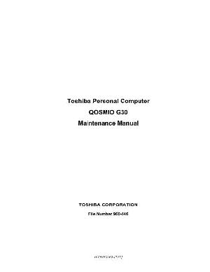 Сервисная инструкция Toshiba Qosmio G35 ― Manual-Shop.ru