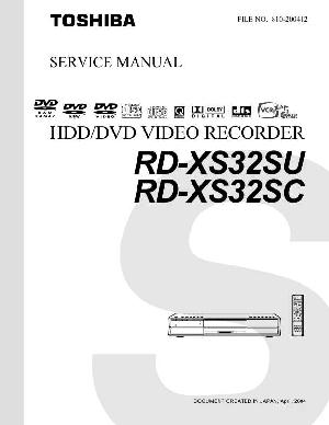 Сервисная инструкция Toshiba RD-XS32SC, SU ― Manual-Shop.ru