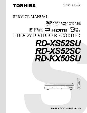 Service manual Toshiba RD-XS52 ― Manual-Shop.ru
