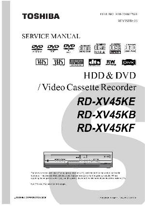 Сервисная инструкция Toshiba RD-XV45 ― Manual-Shop.ru