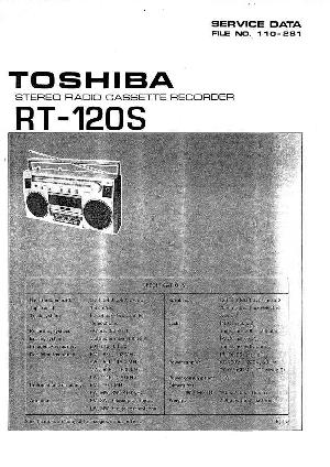 Сервисная инструкция Toshiba RT-120S ― Manual-Shop.ru