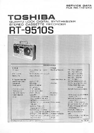 Сервисная инструкция Toshiba RT-9510S ― Manual-Shop.ru