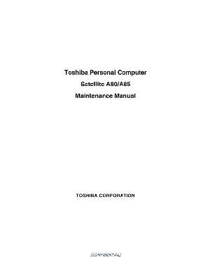 Сервисная инструкция Toshiba Satellite A80, Satellite A85 ― Manual-Shop.ru