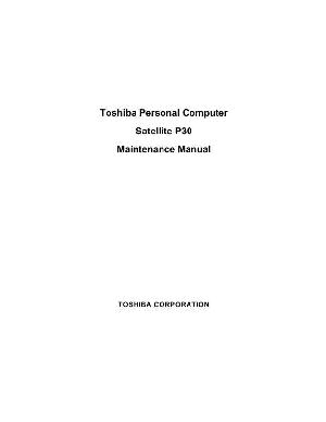 Сервисная инструкция Toshiba Satellite P30 ― Manual-Shop.ru