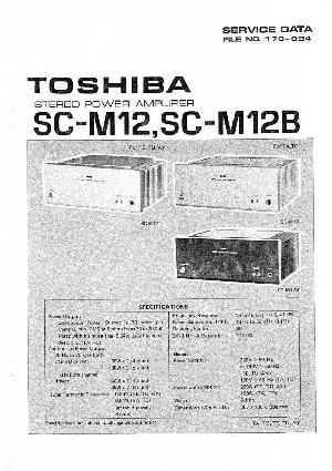 Сервисная инструкция Toshiba SC-M12 ― Manual-Shop.ru