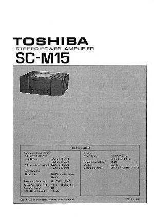 Сервисная инструкция Toshiba SC-M15 ― Manual-Shop.ru