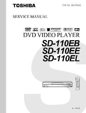 Сервисная инструкция Toshiba SD-110EB, EE, EL ― Manual-Shop.ru